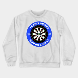 i can't spake wayne mardle iconic commentary in world darts final Crewneck Sweatshirt